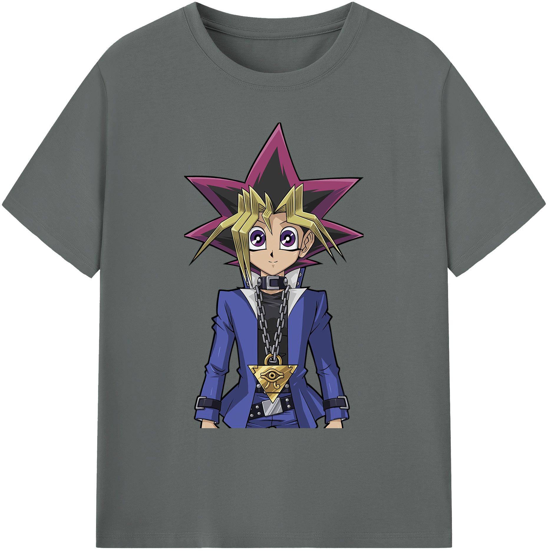 （画像用） 遊☆戯☆王 Yu-Gi-Oh! 綿100％ メンズ半袖Tシャツ｜肌触りやわらか＆通気性